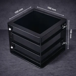 detachable cubic test mould 150 150 x 150 mm 0.2um updated